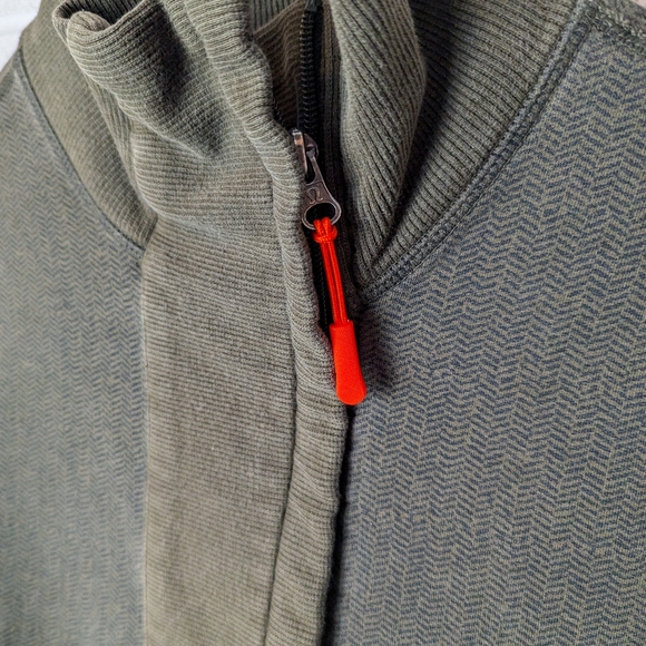 Rare Vintage Lululemon Slalom Jacket Military Green Quilted Patches Herringbone - Picture 6 of 11